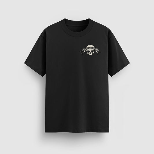 Memento Mori Tee — Black — Front