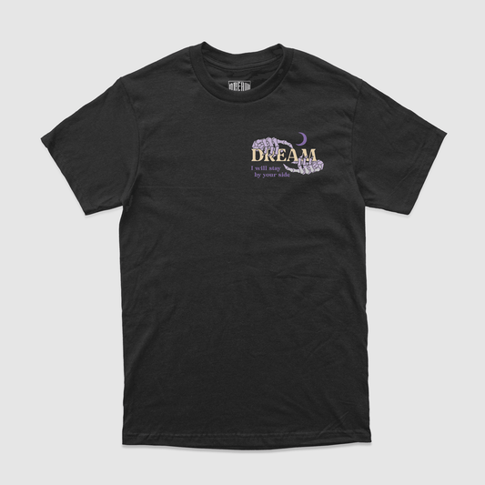 I Will Stay By Your Side TeeIntroducing "I Will Stay By Your Side," a design that beautifully captures the emotions of Separation Anxiety, Fear, and Comfort. This message serves as a source of DREAM Clothing