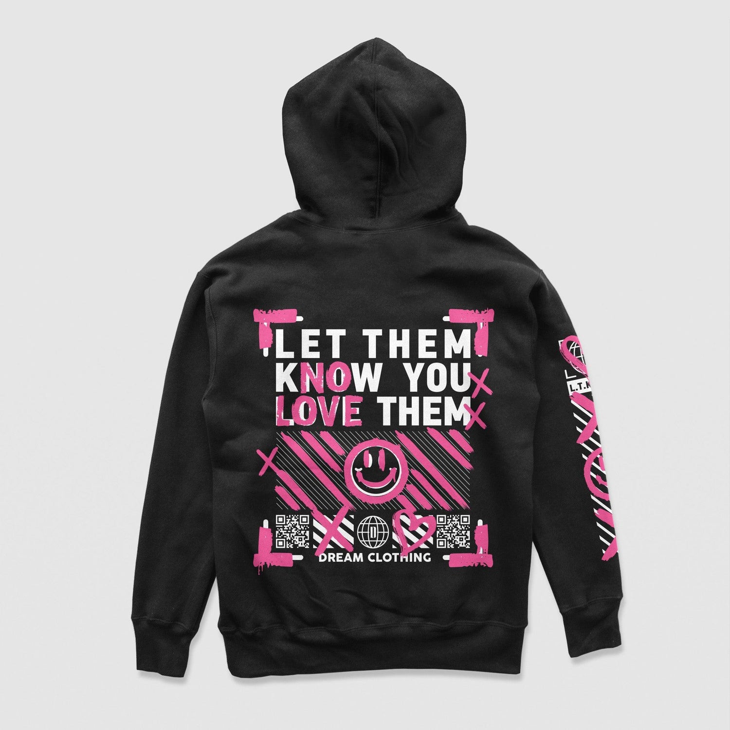 Let Them Know You Love Them No Love HoodieLet Them Know You Love Them and you can help save a life.
10% Donated to our Non-Profit Mental Health Awareness Partners
Athletic Fit
10 oz. | Heavyweight Fleece
70DREAM Clothing