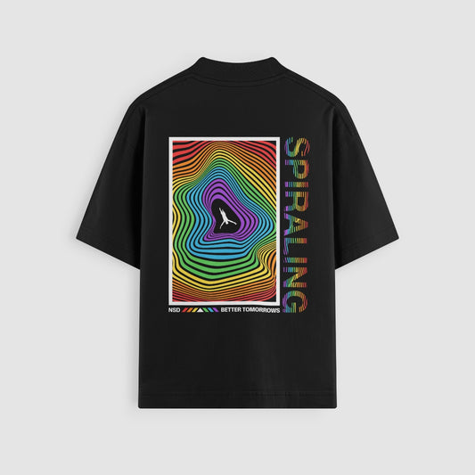 Spiraling Pride Black back
