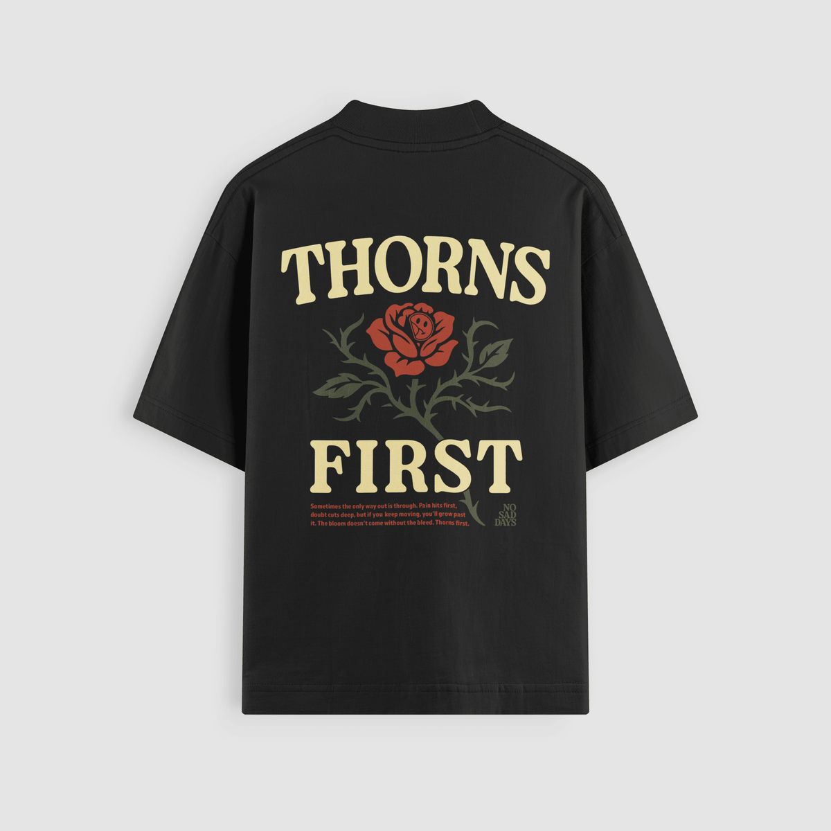 Thorns First Oversized Tee by No Sad Days