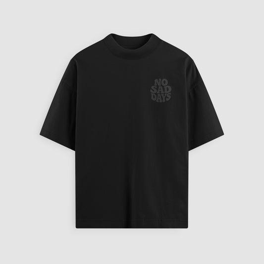 You Belong Here Blackout Oversized Tee by No Sad Days