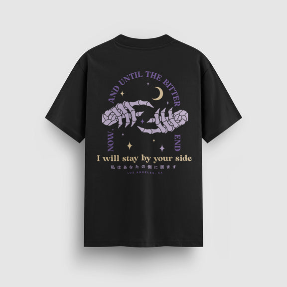 I Will Stay By Your Side Tee, back view - DREAM. mental health streetwear