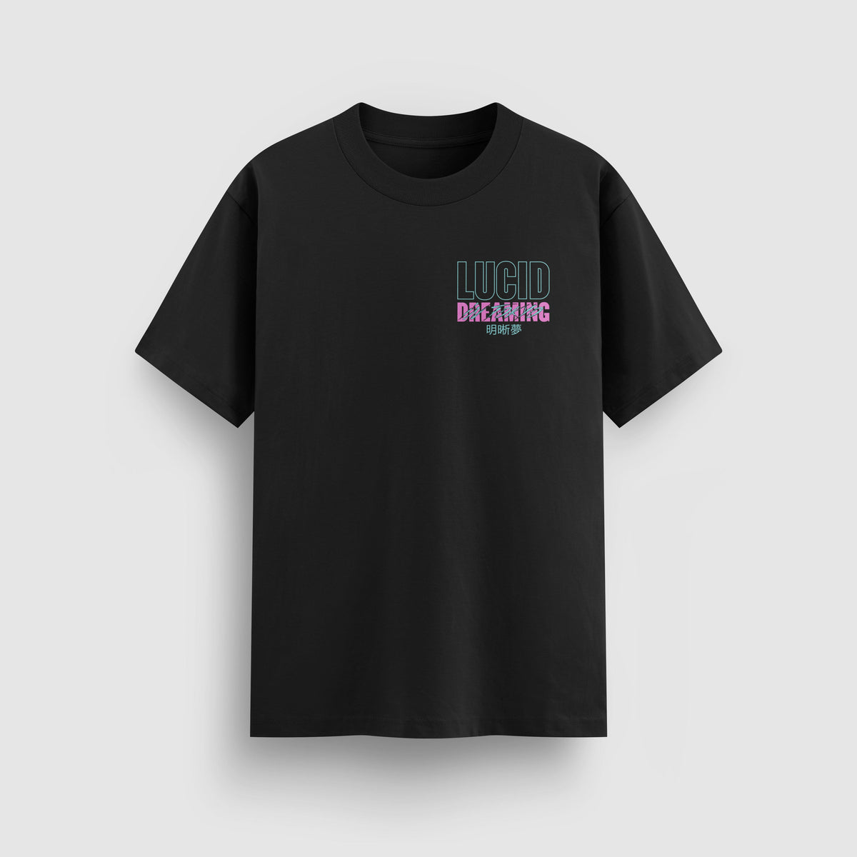 Lucid Dreaming Tee, front view - DREAM. mental health streetwear