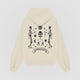 Memento Mori Oversized Hoodie — Cream — Back
