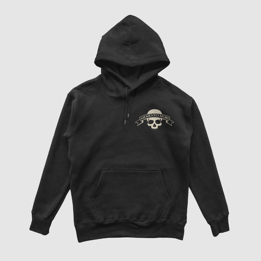 Memento Mori Hoodie — Black — Front