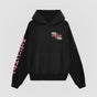 Stay By My Side Black Oversized Hoodie