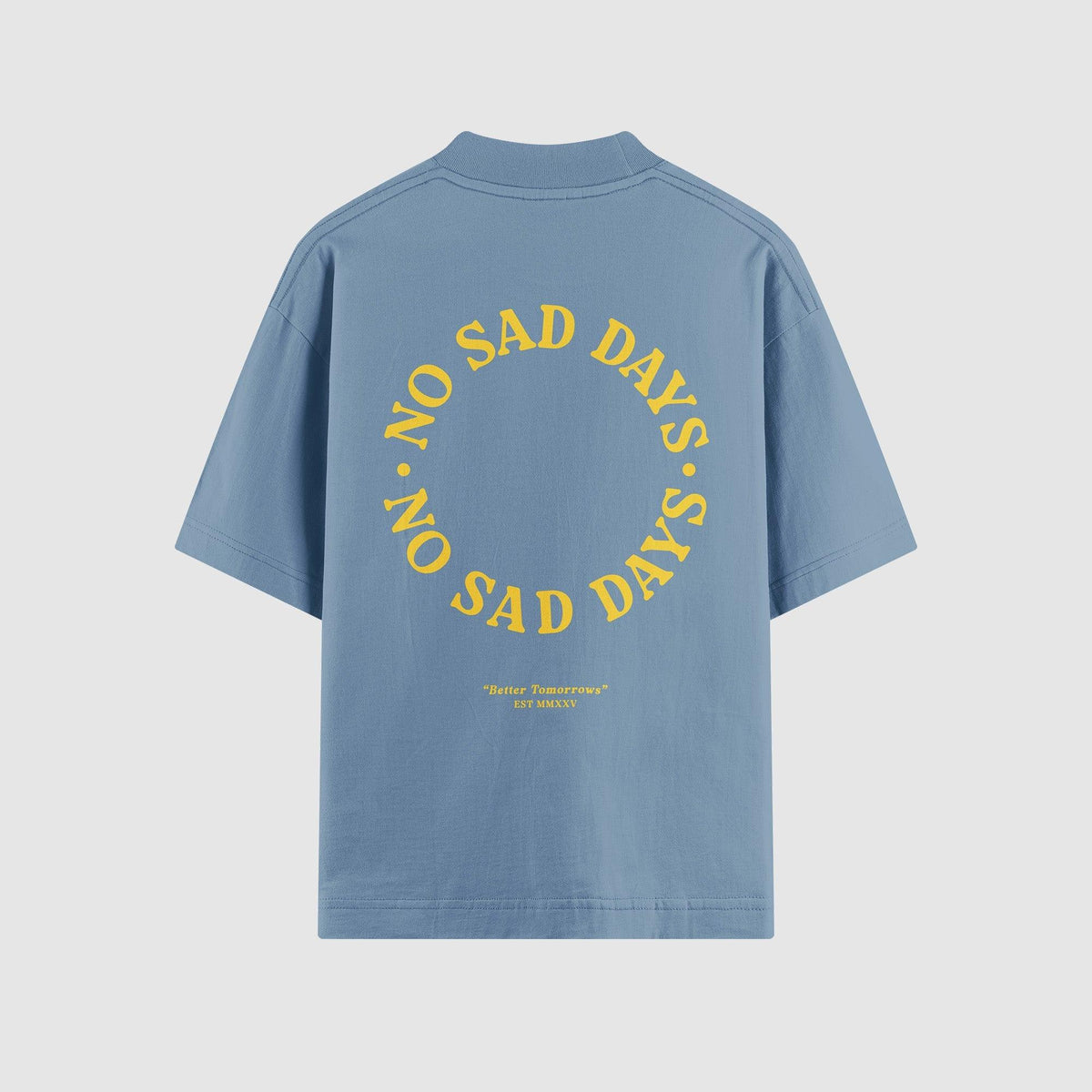 Better Tomorrows Oversized Tee (Yellow Print) by No Sad Days