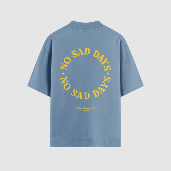 Better Tomorrows Oversized Tee (Yellow Print) by No Sad Days