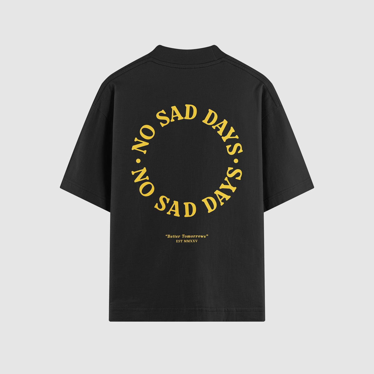 Better Tomorrows Oversized Tee (Yellow Print) by No Sad Days