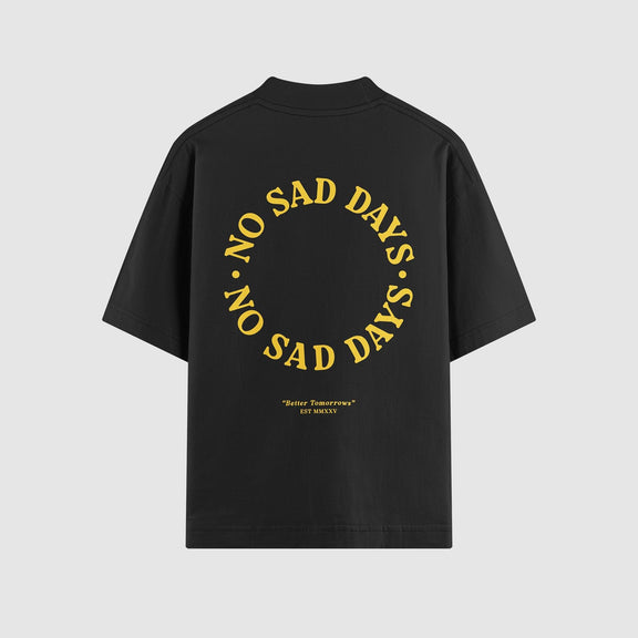 Better Tomorrows Oversized Tee (Yellow Print) by No Sad Days