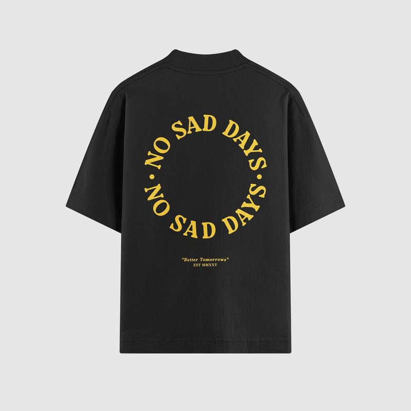 Better Tomorrows Oversized Tee (Yellow Print) by No Sad Days
