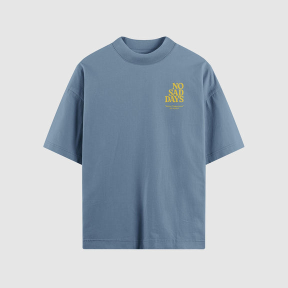 Better Tomorrows Oversized Tee (Yellow Print) by No Sad Days