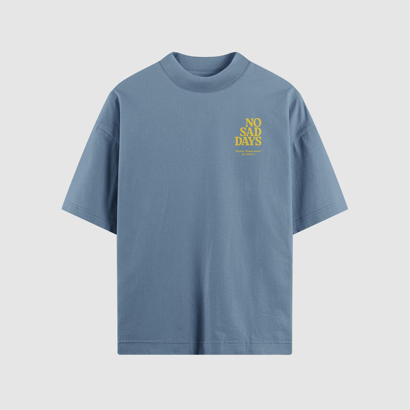 Better Tomorrows Oversized Tee (Yellow Print) by No Sad Days