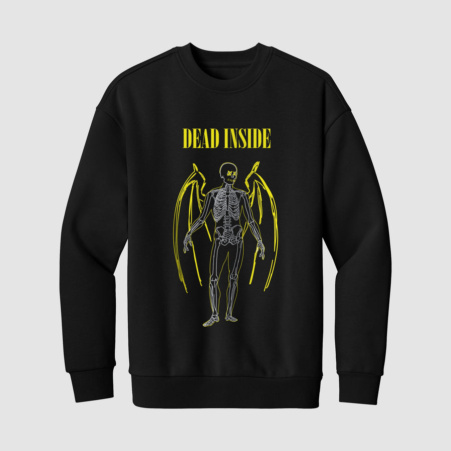 Dead Inside Crewneck (Black) front