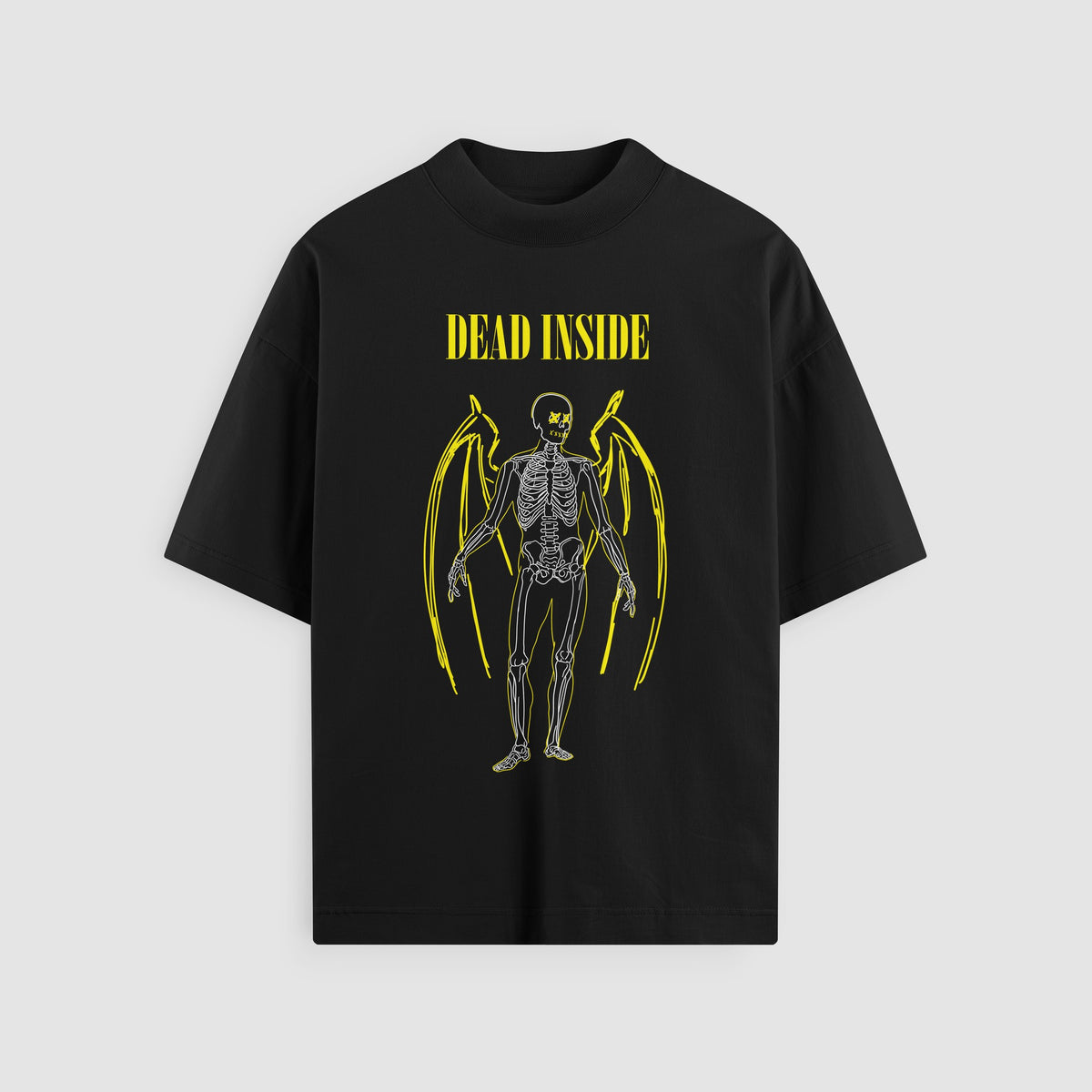 Dead Inside Oversized Tee (Black) front