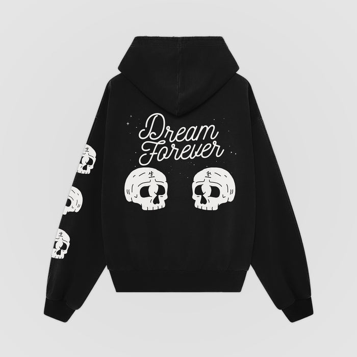 Dream Forever Oversized Hoodie (Black) back