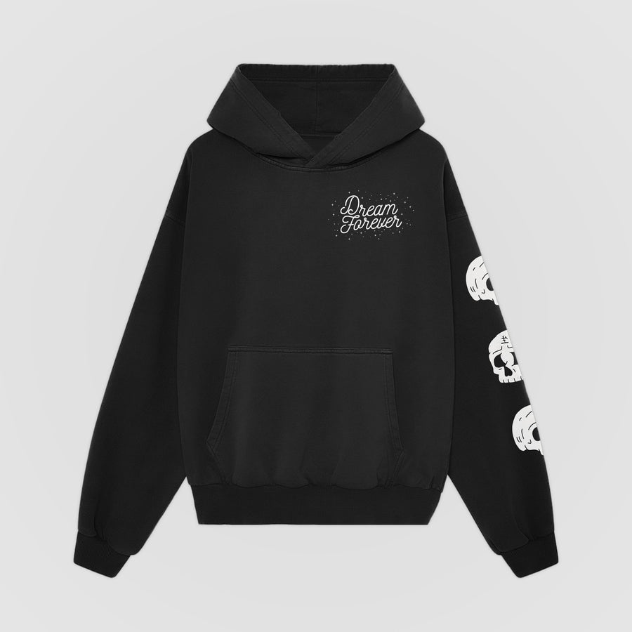 Dream Forever Oversized Hoodie (Black) front