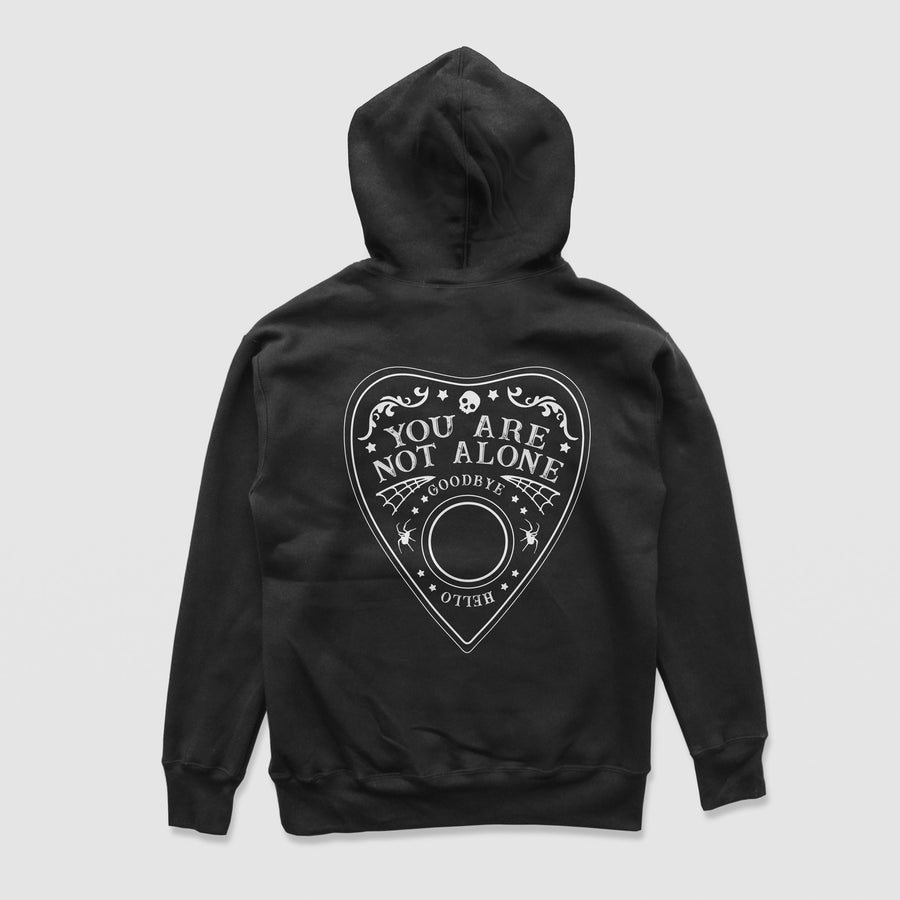 You Are Not Alone Ouija Standard Hoodie (Black) back