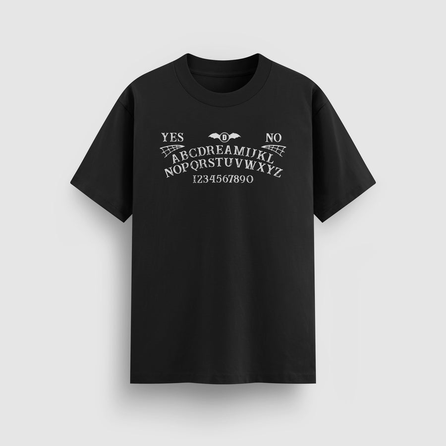 You Are Not Alone Ouija Standard Tee (Black) front