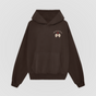Dreams Never Die Oversized Hoodie - Saddle Brown