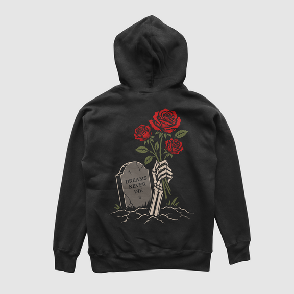 Dreams Never Die Standard Hoodie - Black