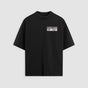Heavy Rain Black Oversized Tee