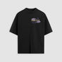 I Will Stay By Your Side Black Oversized Tee
