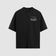 Lucid Dreaming Black Oversized Tee, front view - DREAM. mental health streetwear