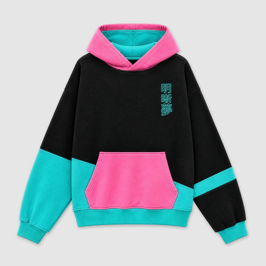Lucid Dreaming Colorblock Hoodie front