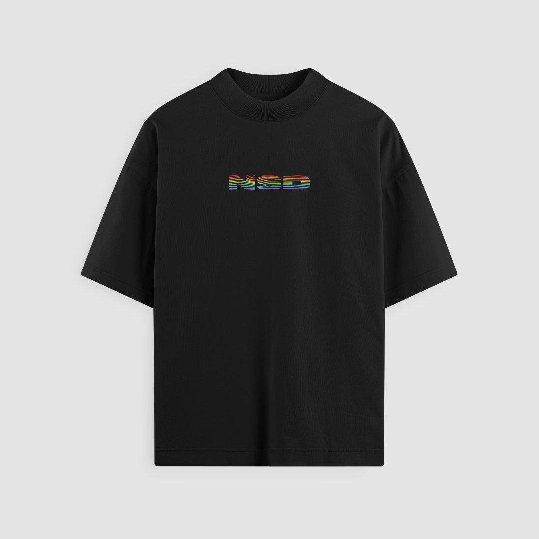 Spiraling Pride Black front