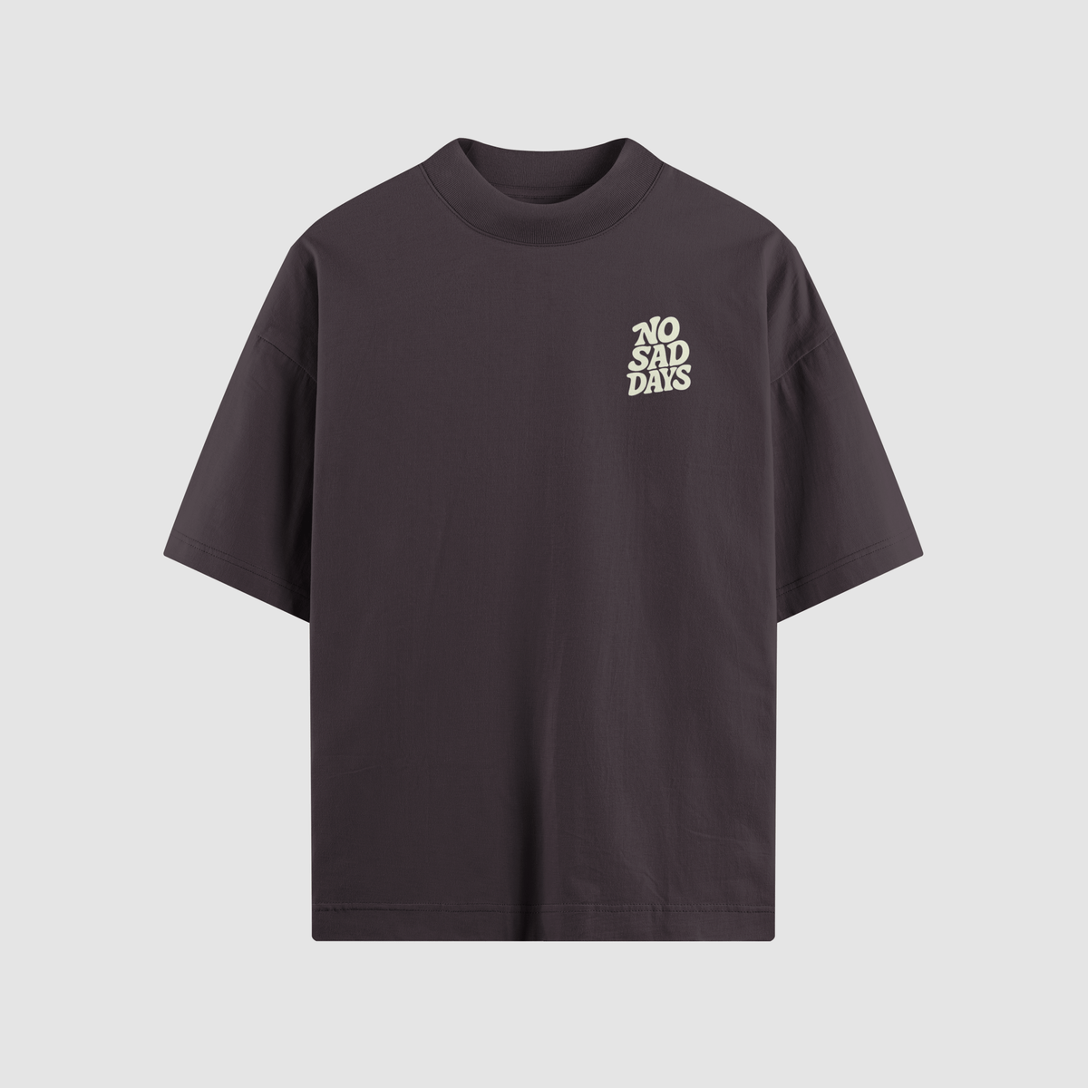 Reach Out Anyway Mulberry Oversized Tee back view by No Sad Days