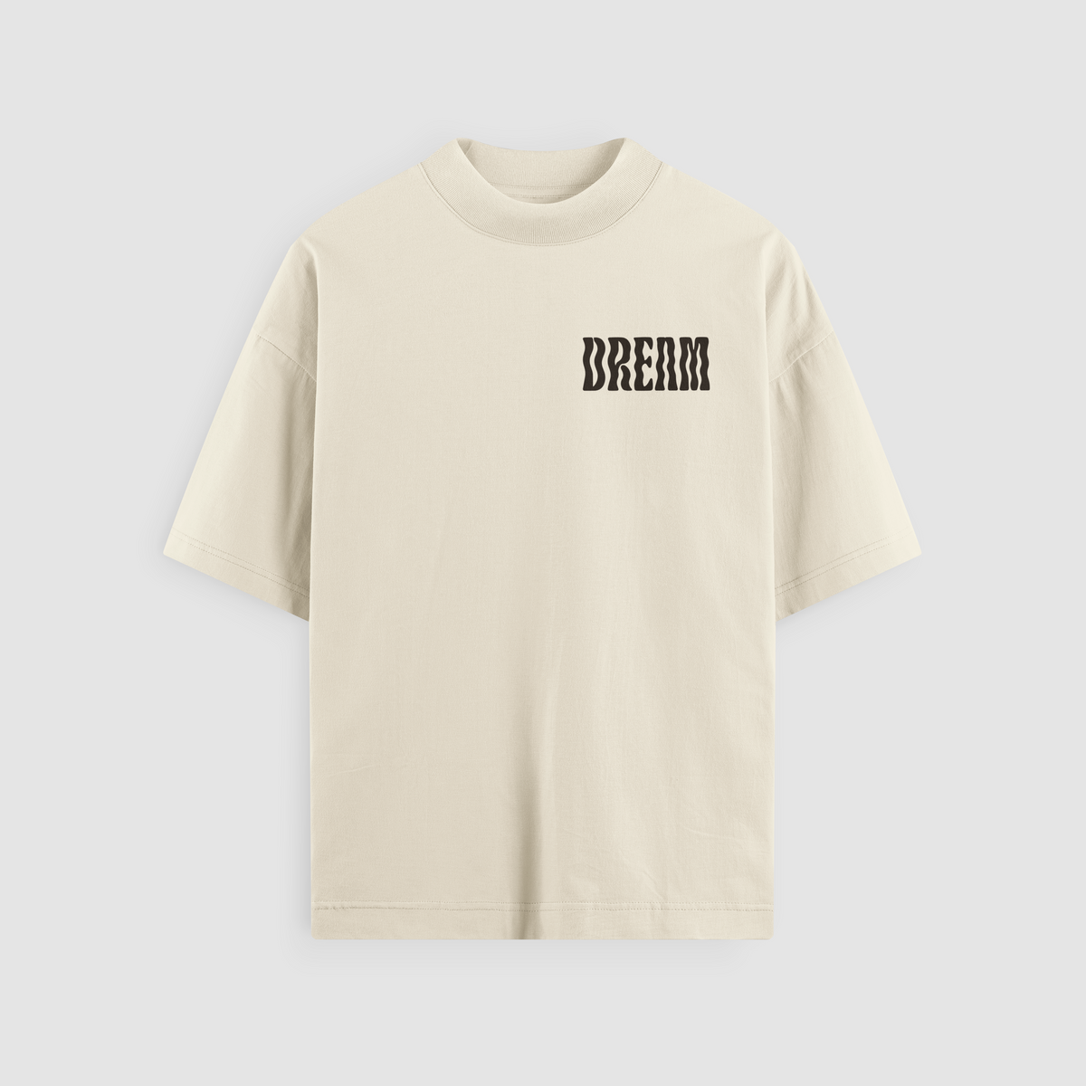 Runnin' Away Oversized Tee - Cream