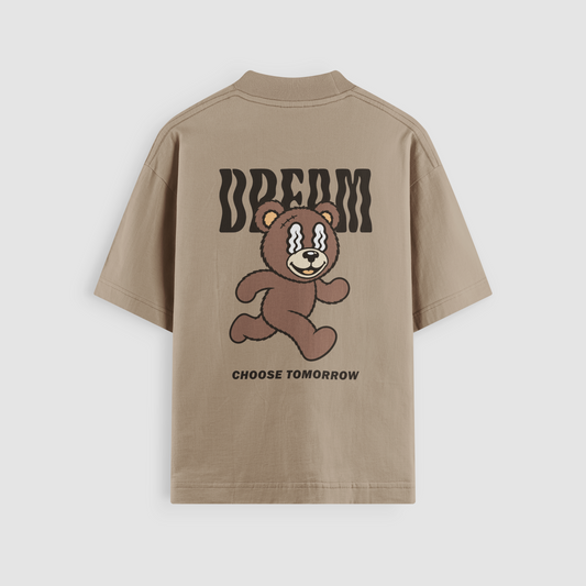 Runnin' Away Oversized Tee - Espresso