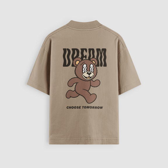 Runnin' Away Oversized Tee - Espresso