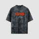 ADHD Tie-Dye Black Oversized Tee