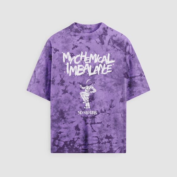 My Chemical Imbalance Tie-Dye Purple Oversized Tee