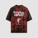 My Chemical Imbalance Tie-Dye Red Oversized Tee