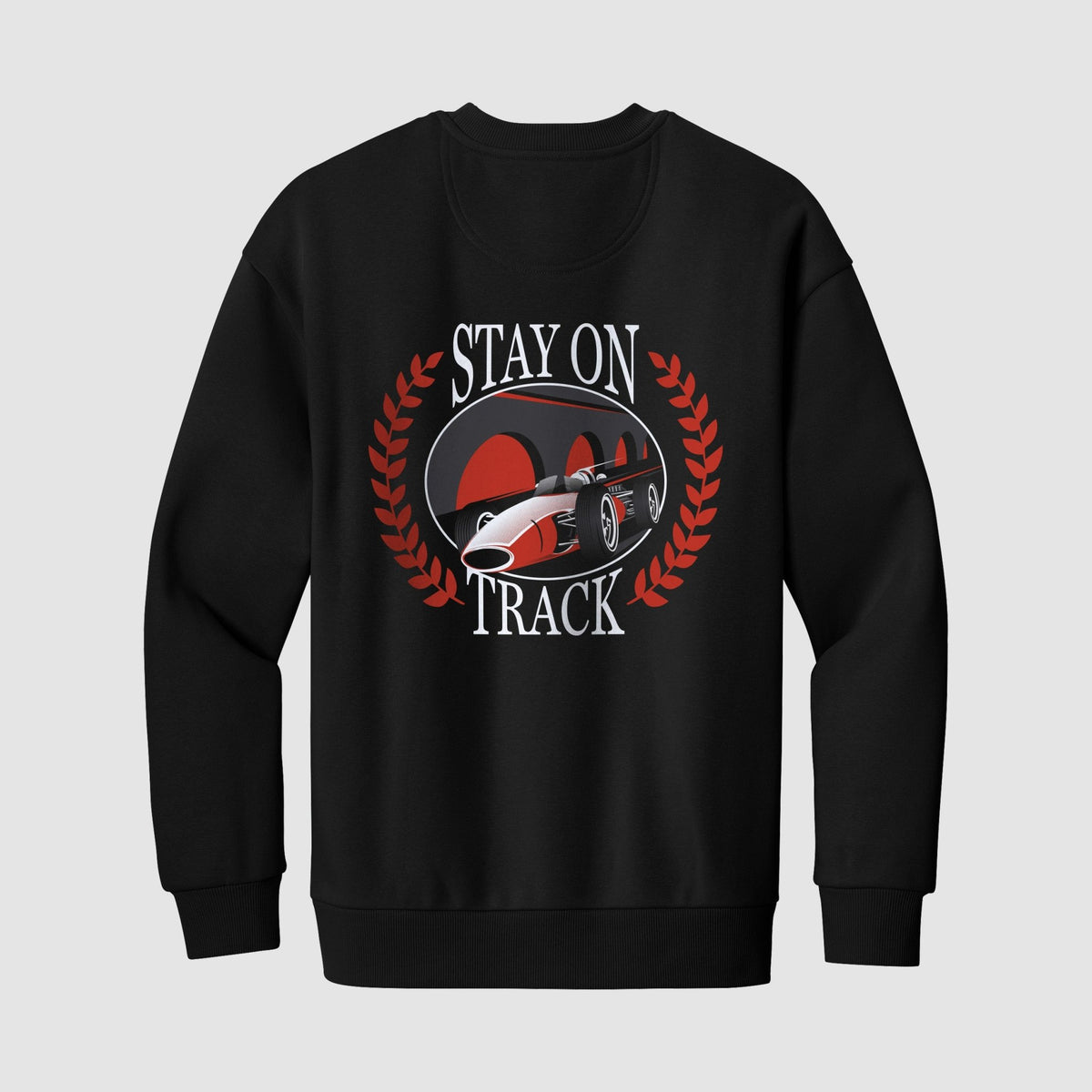 Stay On Track Crewneck Sweater by No Sad Days