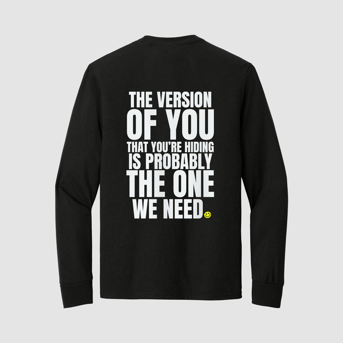 The Version of You Black Long Sleeve Tee