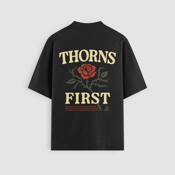 Thorns First Oversized Tee by No Sad Days
