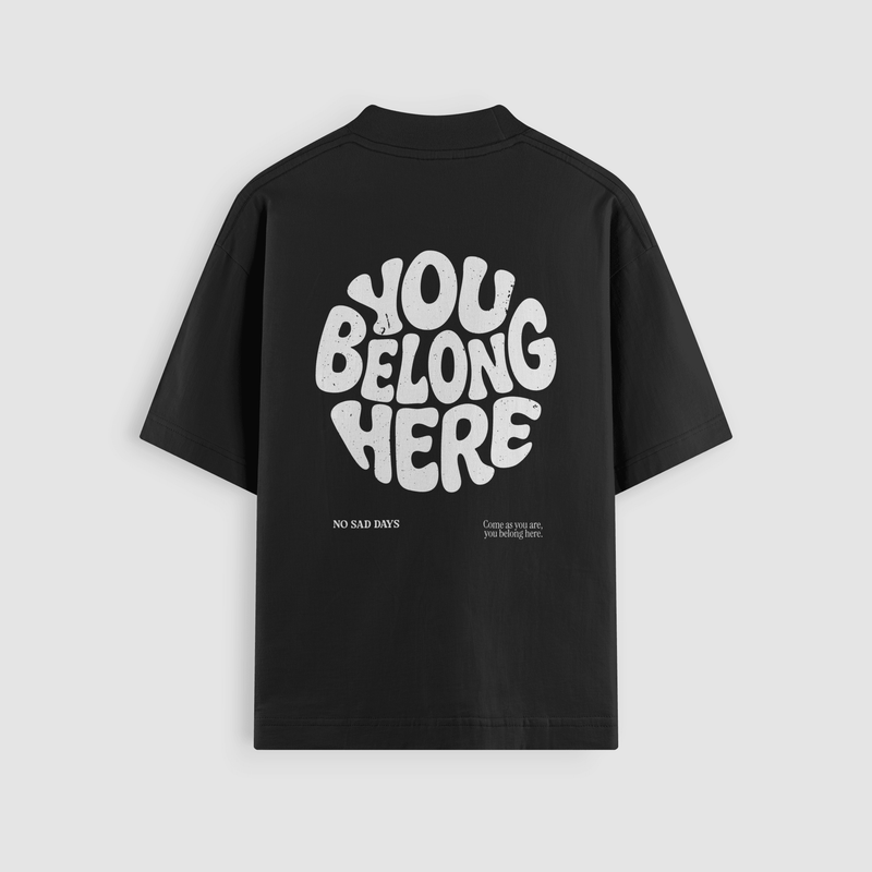 You Belong Here Oversized Tee by No Sad Days