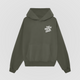 You Deserve To Be Loved Oversized Hoodie - Olive